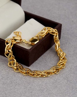 Buy Mens Bracelets - Silver, Gold Plated, Designer Bracelets for Men ...